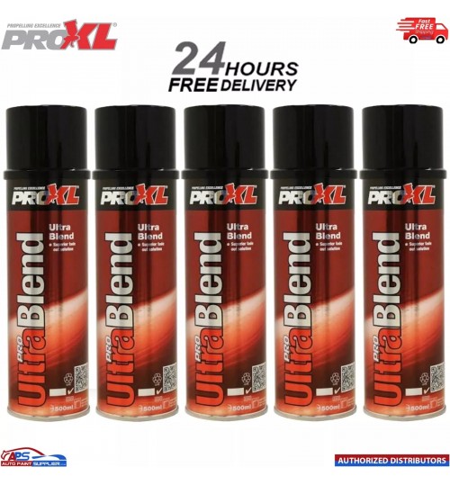 5x PROXL ULTRA BLEND OUT SOLUTION FADE OUT THINNERS AEROSOL RATTLE CAN 500ml